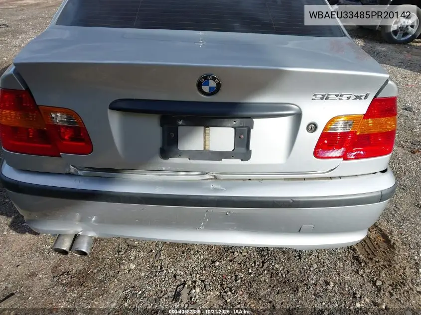 WBAEU33485PR20142 2005 BMW 325Xi