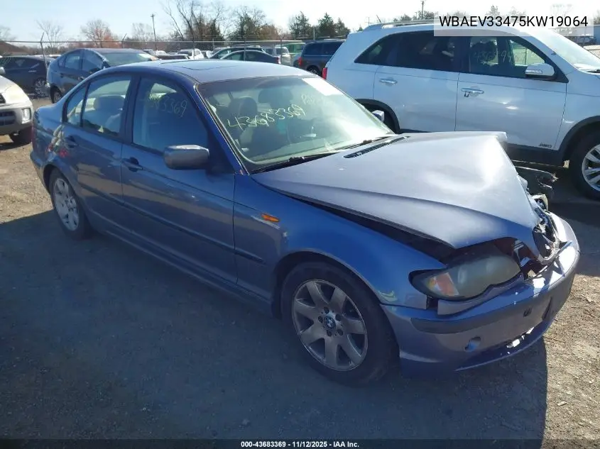 WBAEV33475KW19064 2005 BMW 325I