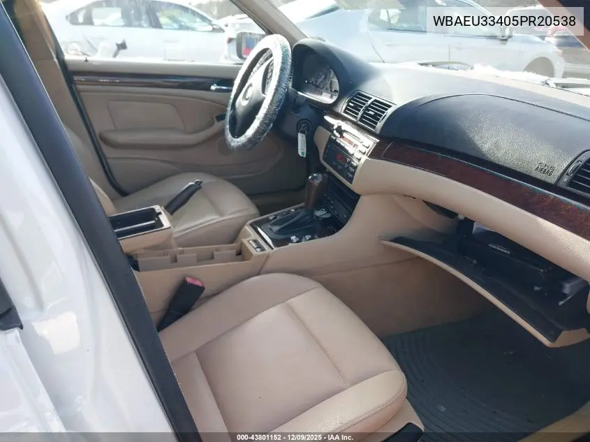 WBAEU33405PR20538 2005 BMW 325Xi
