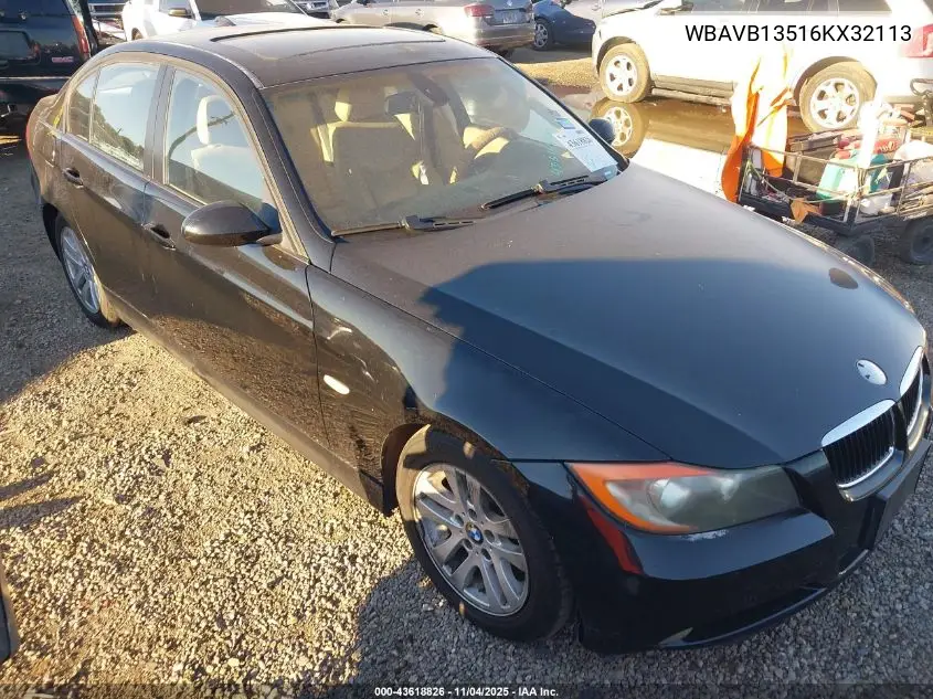 WBAVB13516KX32113 2006 BMW 325I