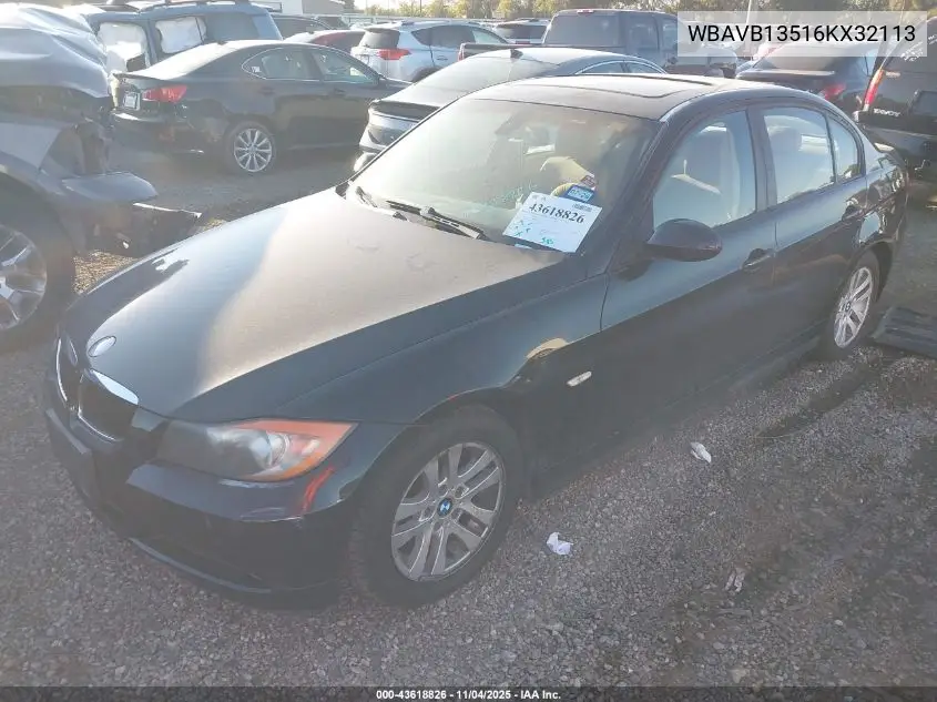 WBAVB13516KX32113 2006 BMW 325I