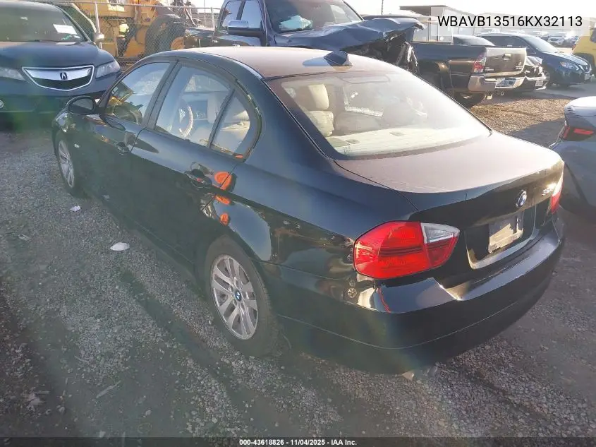 WBAVB13516KX32113 2006 BMW 325I