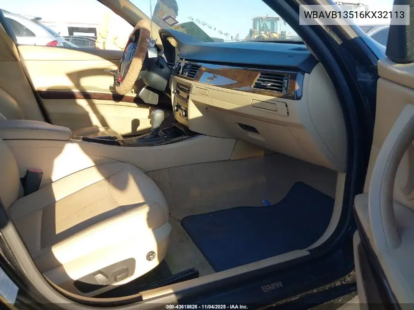 WBAVB13516KX32113 2006 BMW 325I