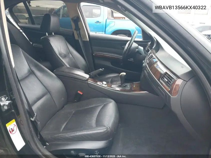 WBAVB13566KX40322 2006 BMW 325I