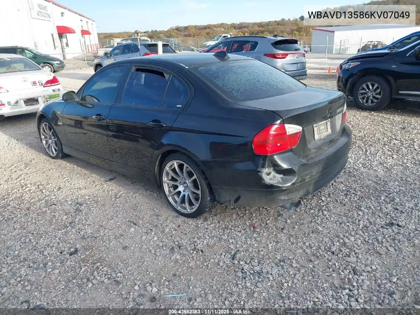 WBAVD13586KV07049 2006 BMW 325Xi