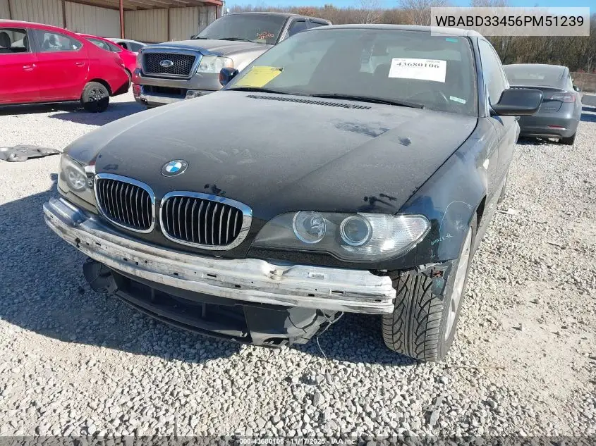 WBABD33456PM51239 2006 BMW 325Ci