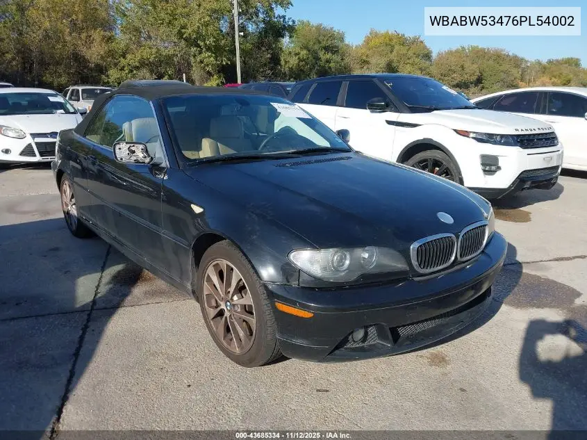WBABW53476PL54002 2006 BMW 330Ci