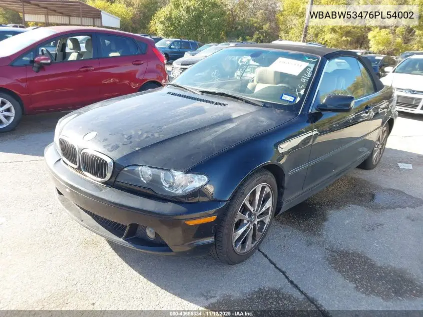 WBABW53476PL54002 2006 BMW 330Ci