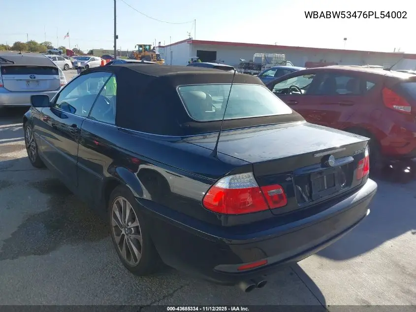 WBABW53476PL54002 2006 BMW 330Ci