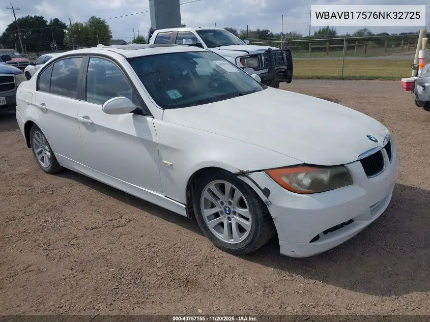 WBAVB17576NK32725 2006 BMW 325I