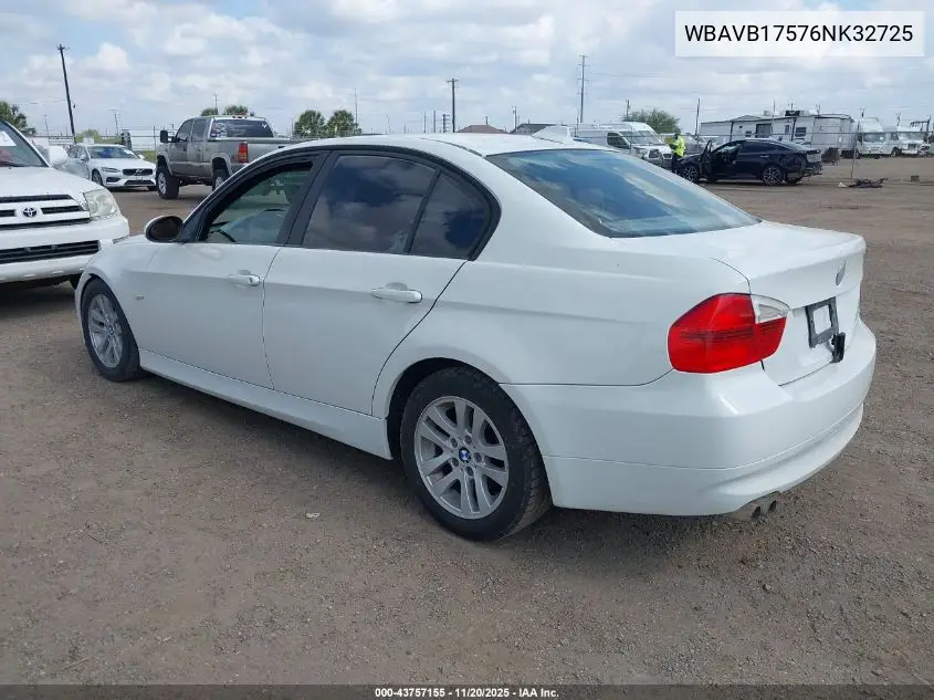 WBAVB17576NK32725 2006 BMW 325I
