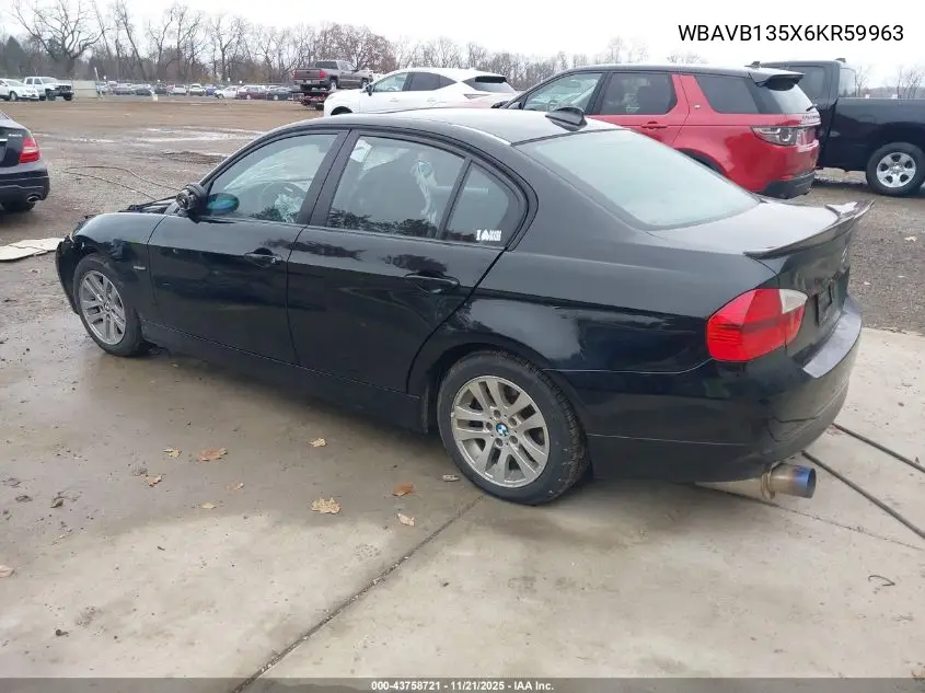 WBAVB135X6KR59963 2006 BMW 325I