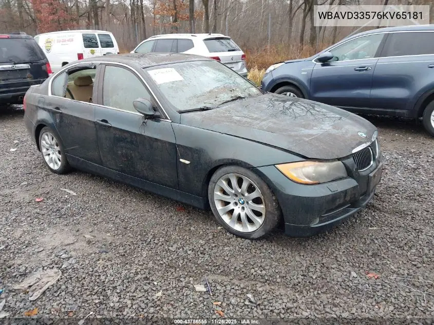 WBAVD33576KV65181 2006 BMW 330Xi