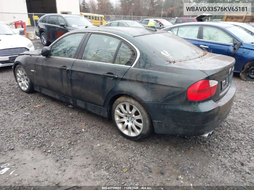 WBAVD33576KV65181 2006 BMW 330Xi