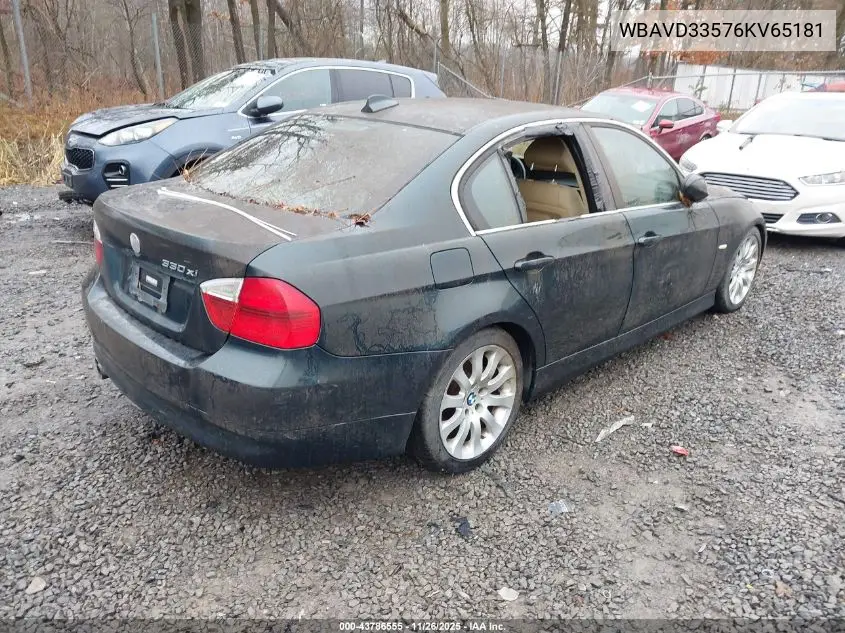 WBAVD33576KV65181 2006 BMW 330Xi