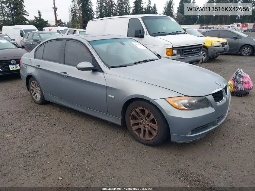 WBAVB13516KX42656 2006 BMW 325I