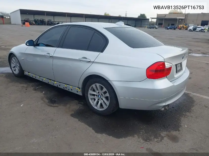 WBAVB13526PT16753 2006 BMW 325I