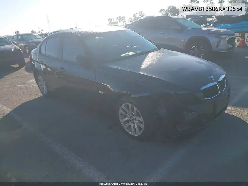 WBAVB13506KX39554 2006 BMW 325I