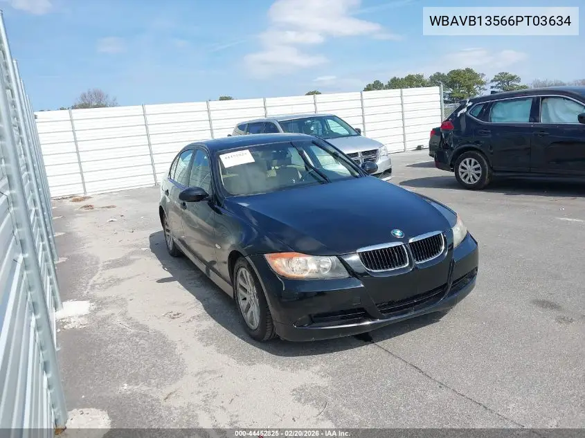 WBAVB13566PT03634 2006 BMW 325I