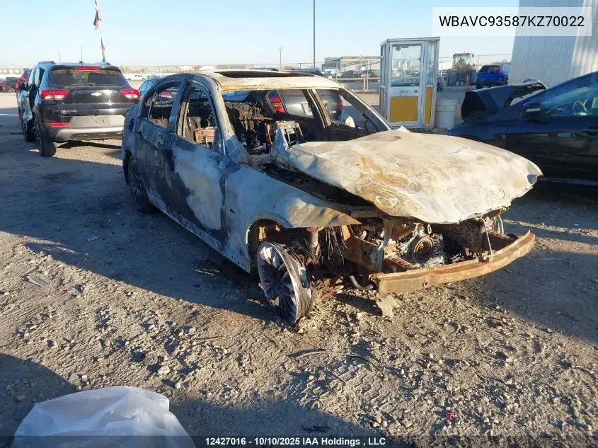 WBAVC93587KZ70022 2007 BMW 328Xi