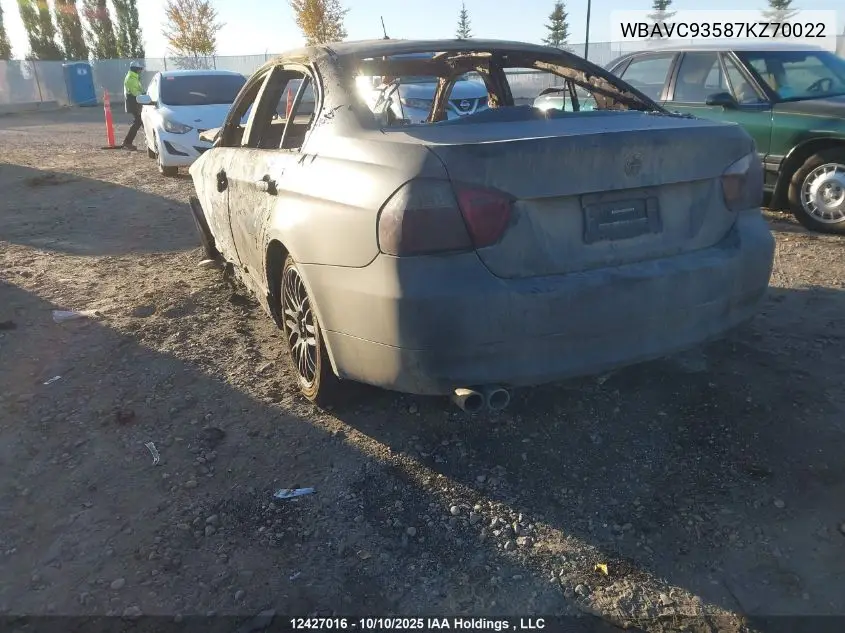WBAVC93587KZ70022 2007 BMW 328Xi