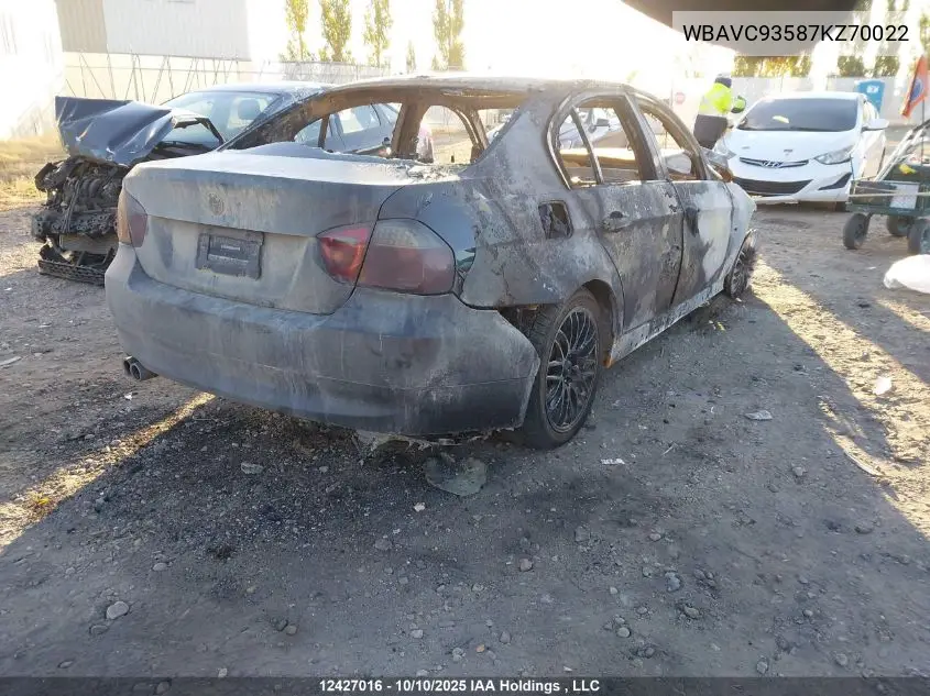 WBAVC93587KZ70022 2007 BMW 328Xi