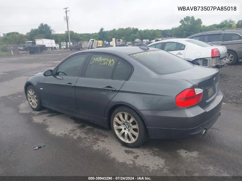 WBAVB73507PA85018 2007 BMW 335I I