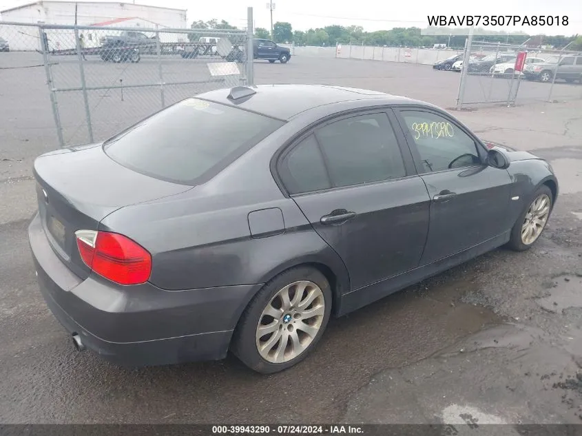 WBAVB73507PA85018 2007 BMW 335I I