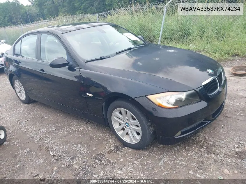 WBAVA33537KX74234 2007 BMW 328 I