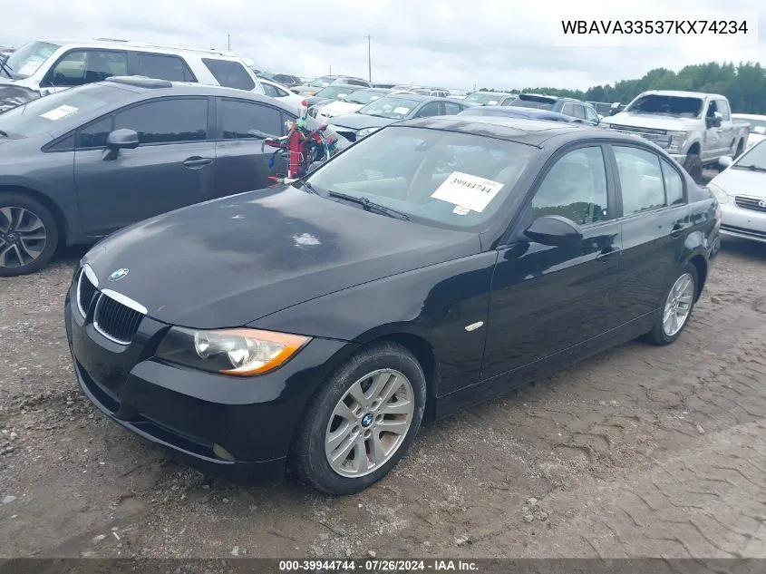 WBAVA33537KX74234 2007 BMW 328 I