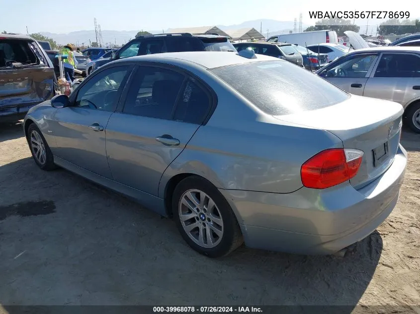 WBAVC53567FZ78699 2007 BMW 328I