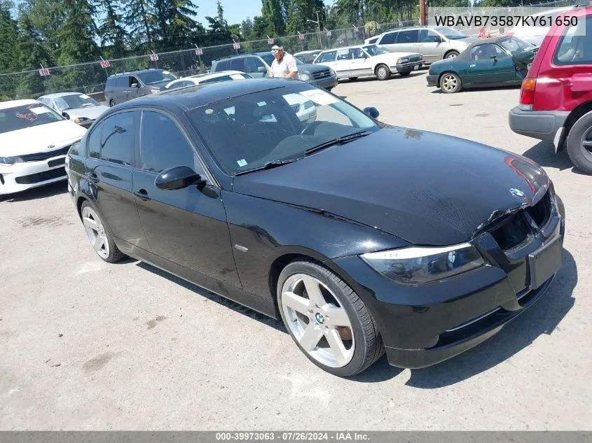 WBAVB73587KY61650 2007 BMW 335I I