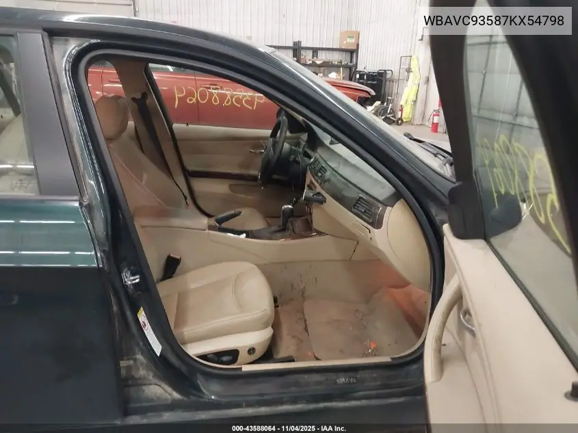 WBAVC93587KX54798 2007 BMW 328Xi