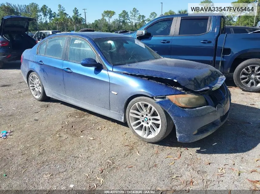 WBAVA33547FV65464 2007 BMW 328I