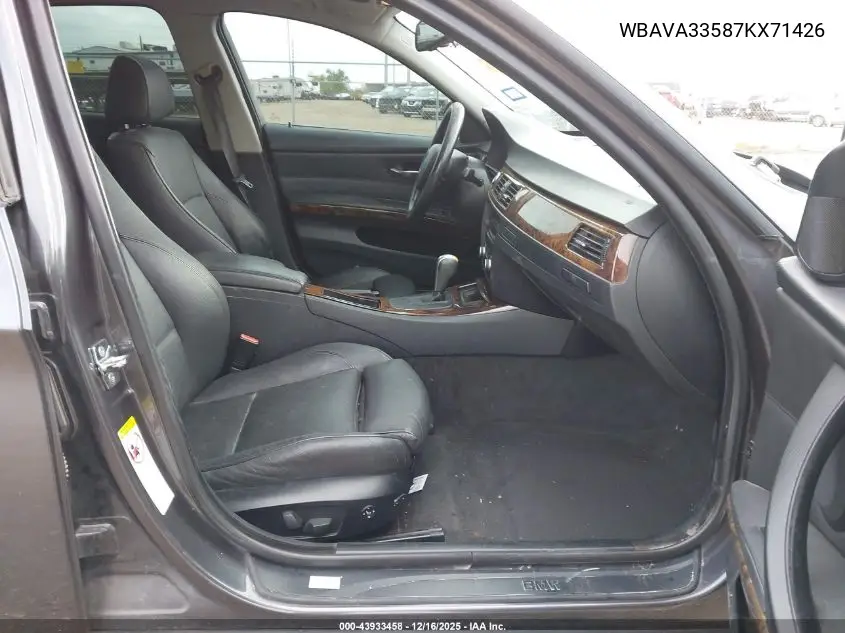 WBAVA33587KX71426 2007 BMW 328I