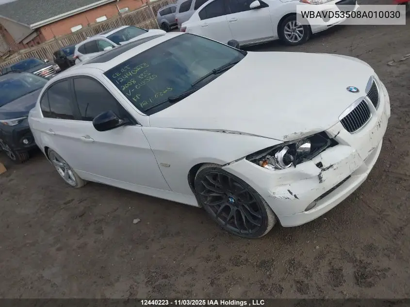 WBAVD53508A010030 2008 BMW 335 Xi