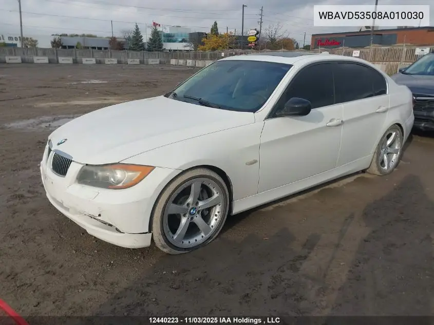 WBAVD53508A010030 2008 BMW 335 Xi