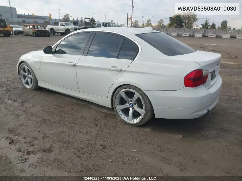 WBAVD53508A010030 2008 BMW 335 Xi