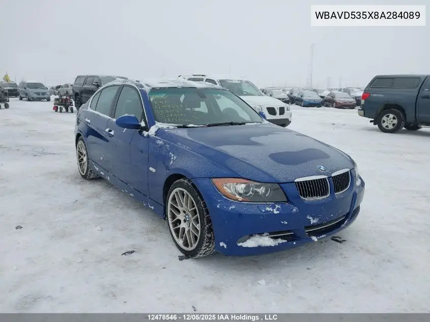 WBAVD535X8A284089 2008 BMW 335 Xi