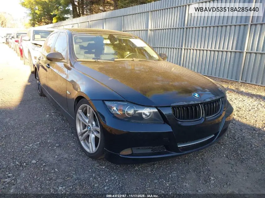 WBAVD53518A285440 2008 BMW 335Xi