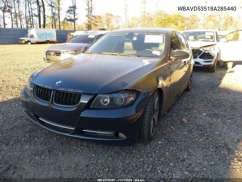 WBAVD53518A285440 2008 BMW 335Xi