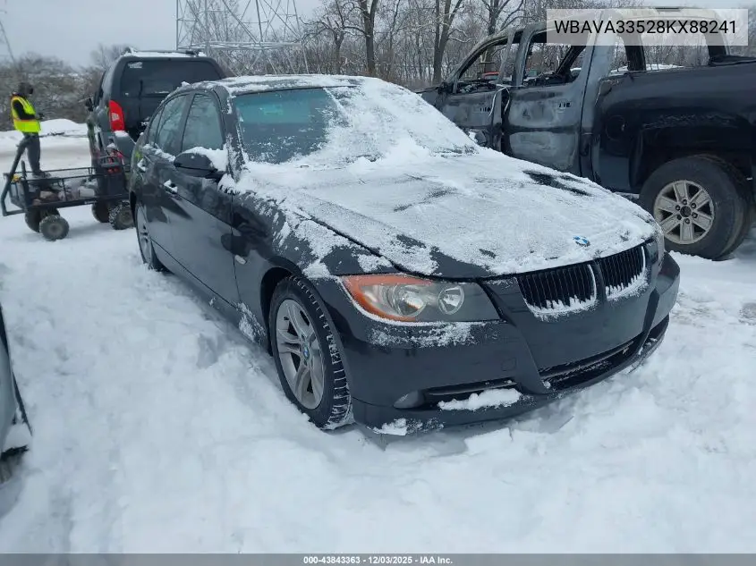 WBAVA33528KX88241 2008 BMW 328I