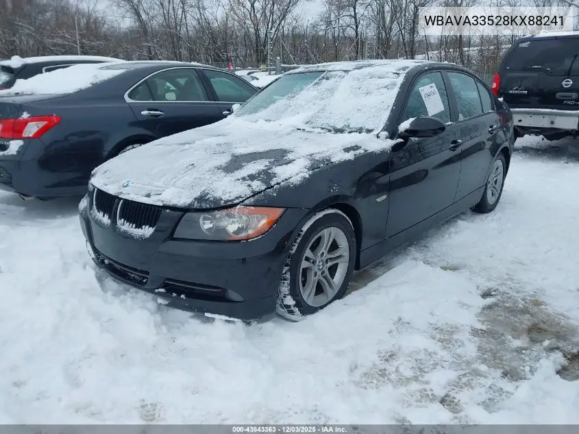WBAVA33528KX88241 2008 BMW 328I