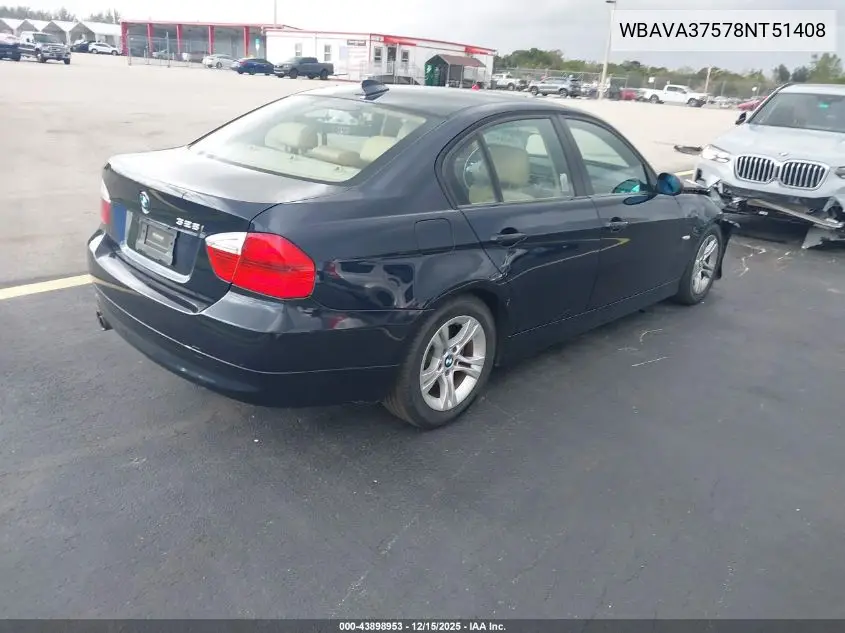 WBAVA37578NT51408 2008 BMW 328I