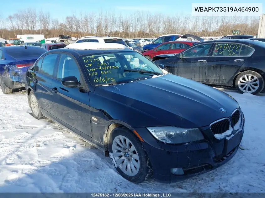 WBAPK73519A464900 2009 BMW 328I xDrive