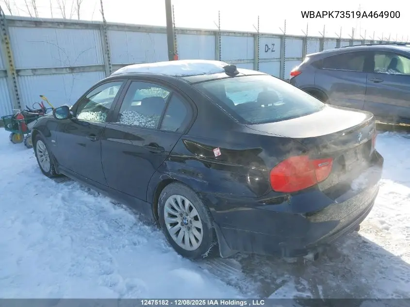 WBAPK73519A464900 2009 BMW 328I xDrive