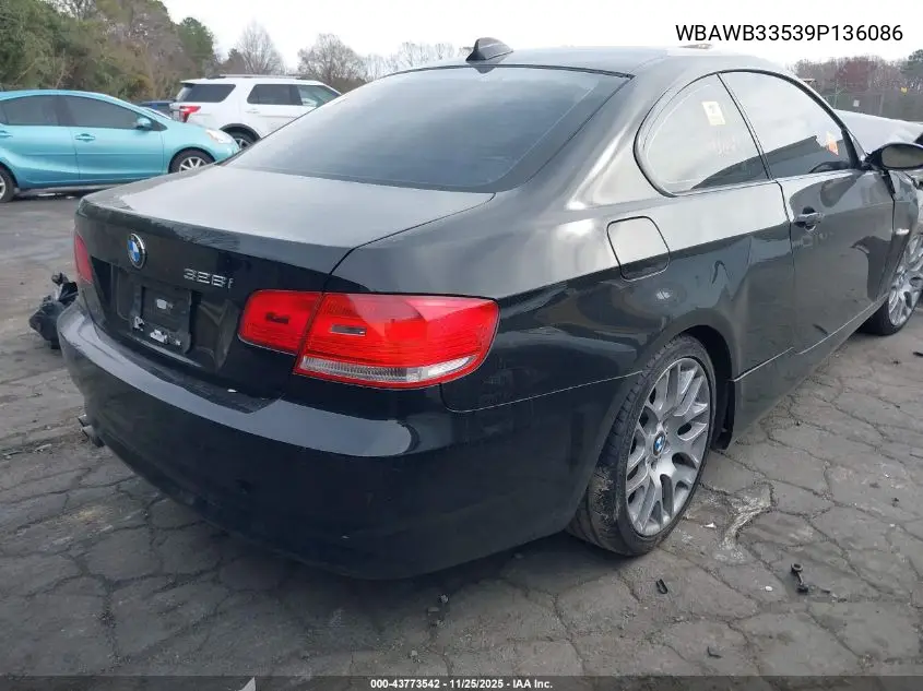 WBAWB33539P136086 2009 BMW 328I