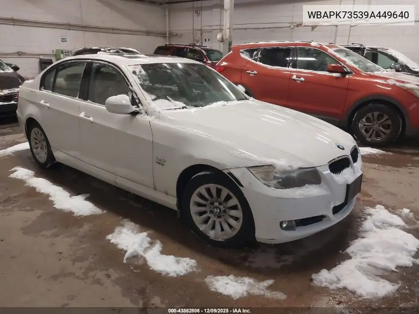 WBAPK73539A449640 2009 BMW 328I xDrive