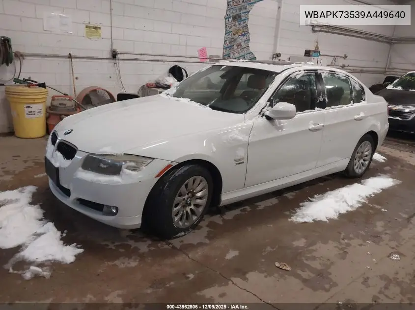 WBAPK73539A449640 2009 BMW 328I xDrive