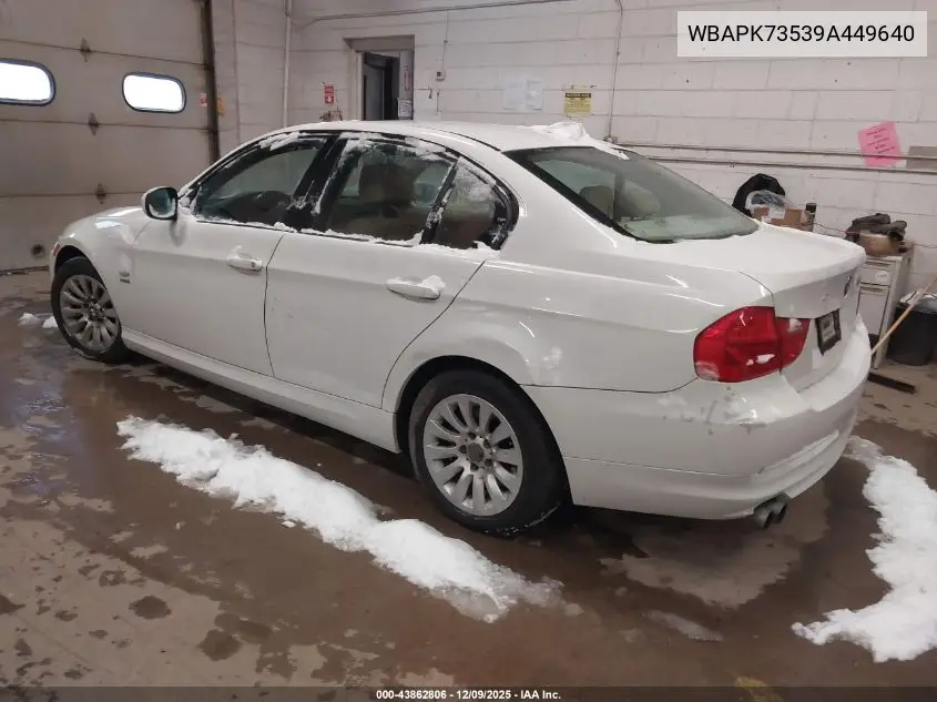 WBAPK73539A449640 2009 BMW 328I xDrive